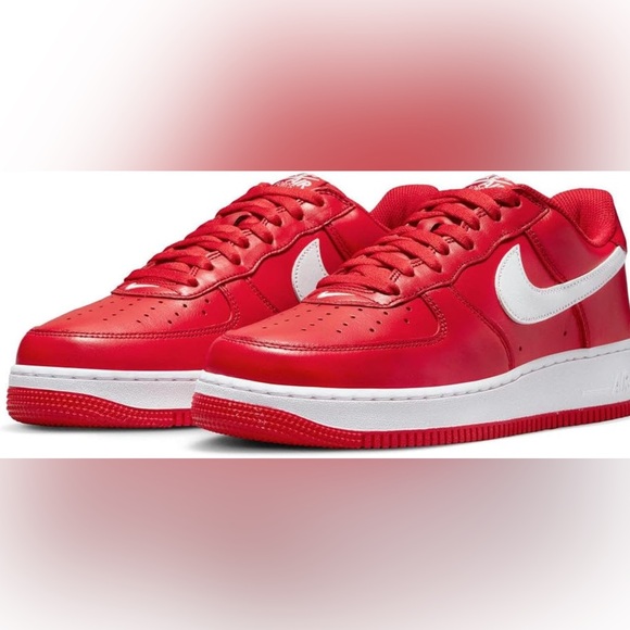Nike Air Force 1 Low Retro  University Red White Sz 4.5 men New no box unisex - Picture 2 of 14